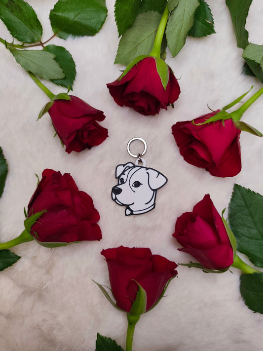 Znajdek "zakochany kundel" - Interaktywna zawieszka NFC do obroży