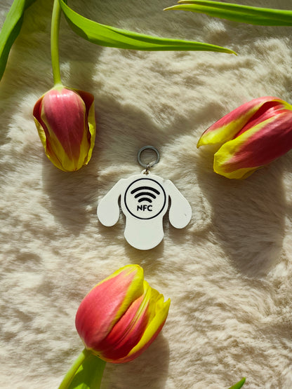 Znajdek "Jamnik" - Interaktywna zawieszka NFC do obroży