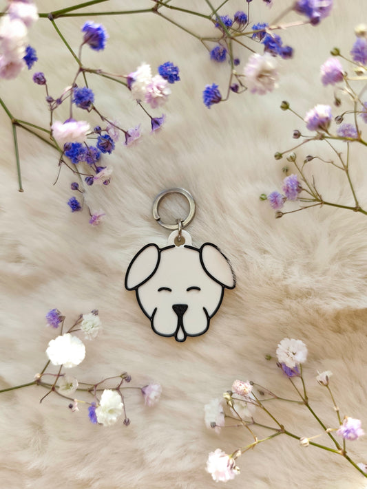 Znajdek - Interaktywna zawieszka NFC do obroży "mordka"