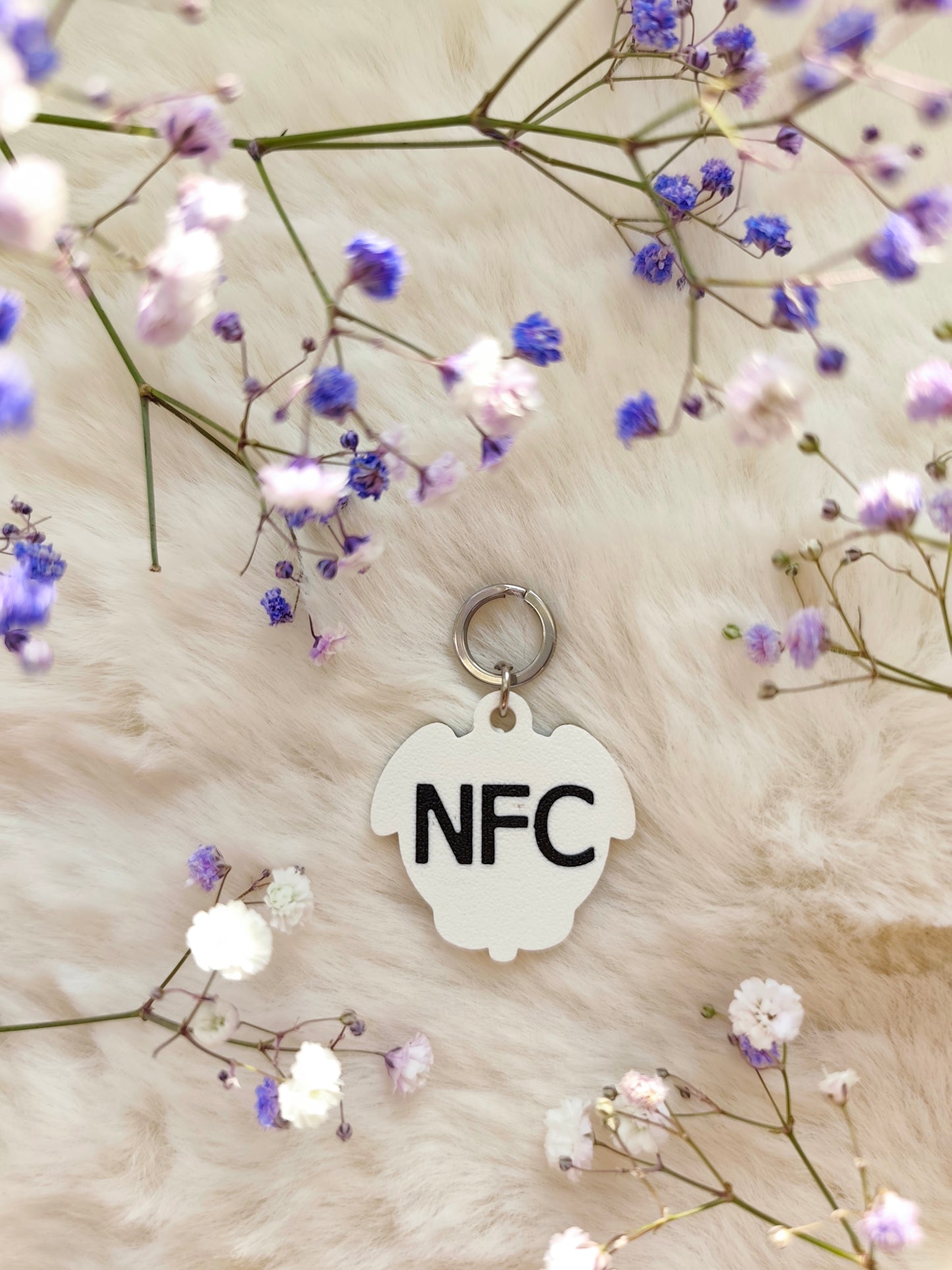 Znajdek "mordka" - Interaktywna zawieszka NFC do obroży