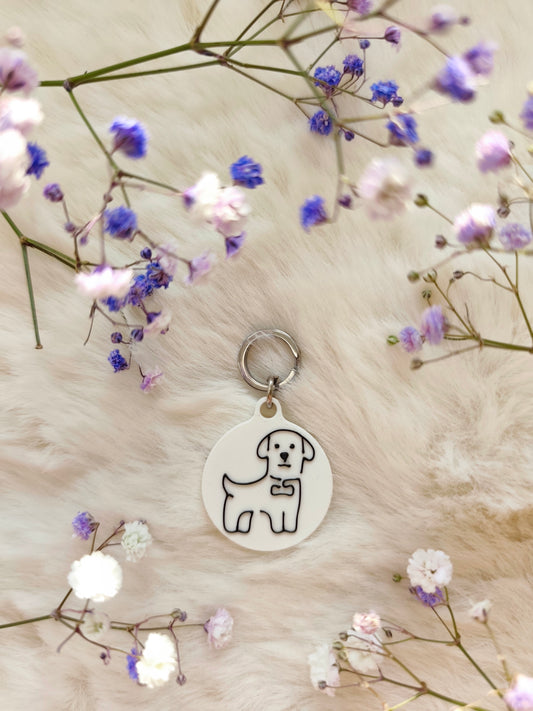 Znajdek - Interaktywna zawieszka NFC do obroży "piesek"