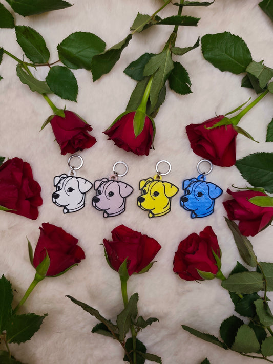 Znajdek "zakochany kundel" - Interaktywna zawieszka NFC do obroży